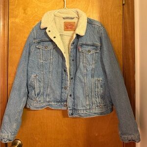 Levi's Sherpa Jean Jacket Size XL